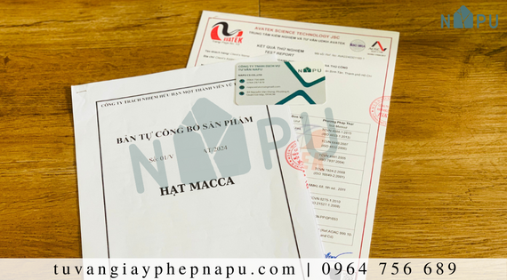 Quy trình tự công bố sản phẩm hạt macca ĐƠN GIẢN